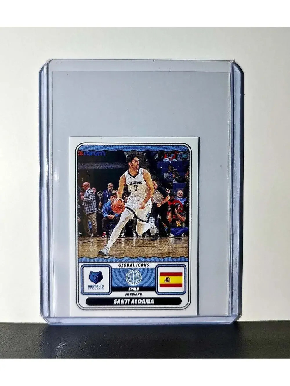 Santi Aldama Global Icons 2024-25 Panini NBA #71 Sticker Card Memphis Grizzlies